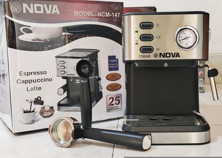 اسپرسو ساز نوا مدل 25 بار2200 وات مدل NCM-147
